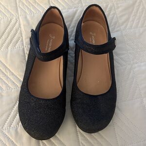 Jacadi Sparkly Navy Mary Jane Flats